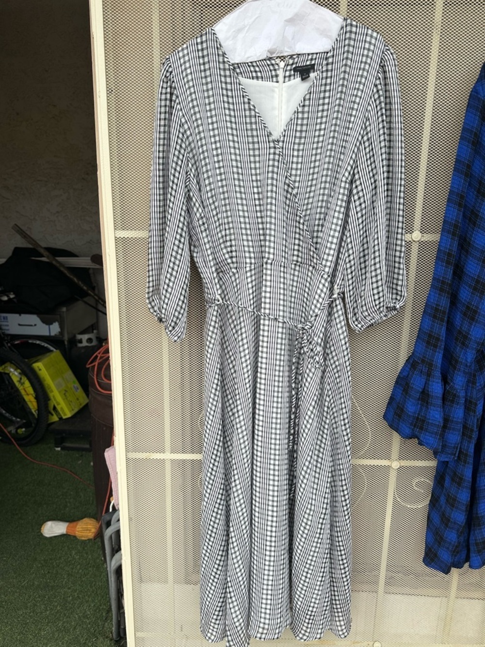 Ann Taylor faux wrap dress size 14 EUC